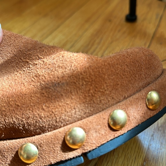 Aerosoles Faye clog in gingerbread suede - Picture 3 of 6